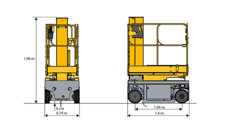 Мачтовый подъемник Haulotte Star 8 S
