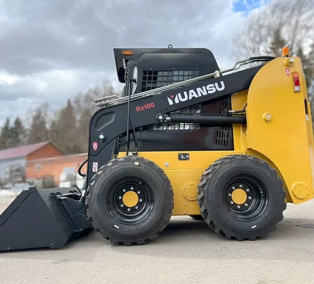 Мини погрузчик Yuansu RX 100 из китая вид сбоку