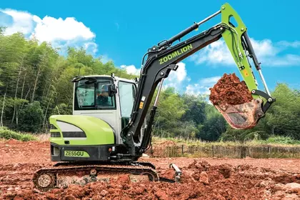Zoomlion ze55gu баланс между компактностью и мощностью