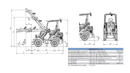 Мини-погрузчик Multione 6.3+