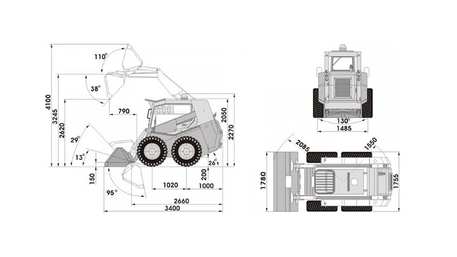 Мини-погрузчик Locust 753