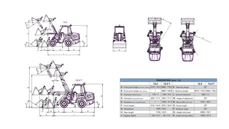 Мини погрузчик Multione 12.4